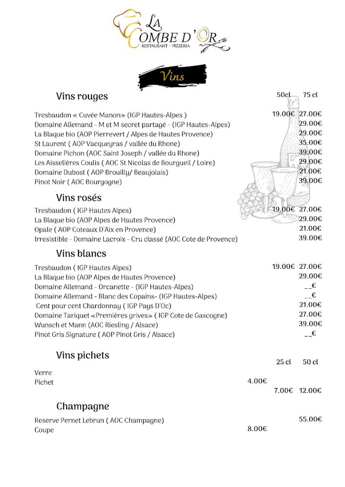 La combe d'or - Menu Image 3