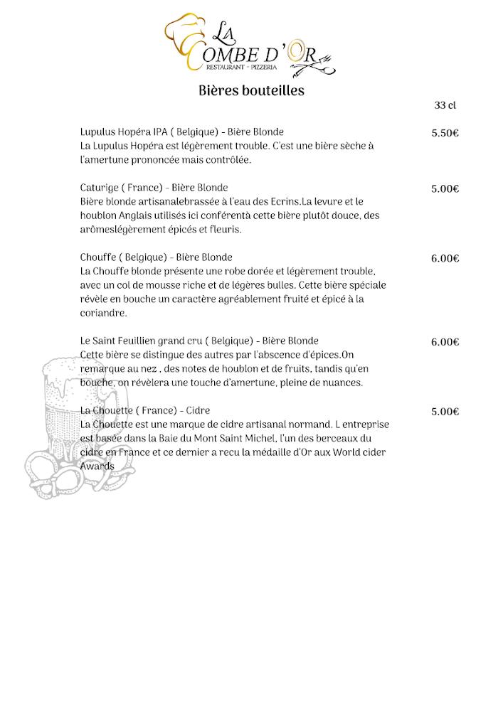 La combe d'or - Menu Image 4